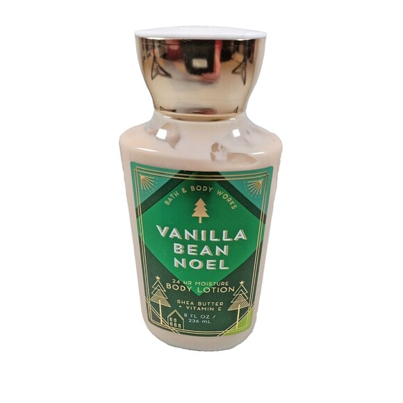 Bath & Body Works Vanilla Bean Noel Body Lotion 8oz 24 Hour Moisture NEW - Picture 1 of 2